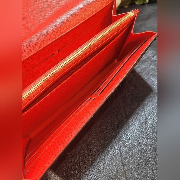 Louis Vuitton Sarah  WalletMonogram Coquelicot Lining box and dustbag Pr… - Picture 12 of 17